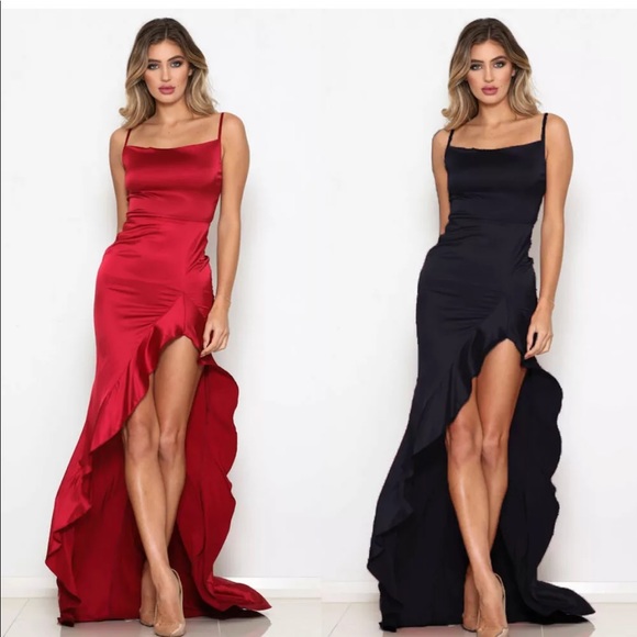 🔸🆕 JADA ➖ RED NITE ON THE TOWN DRESS - Picture 3 of 5